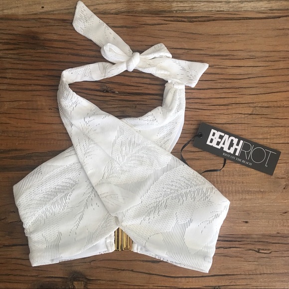 Beach Riot Other - BEACH RIOT Jet halter top - NWT size M